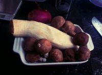 咖喱鲜菇鱿鱼筒的做法步骤1