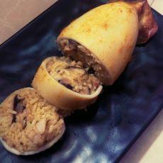 咖喱鲜菇鱿鱼筒