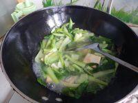 油菜烧豆腐的做法步骤7